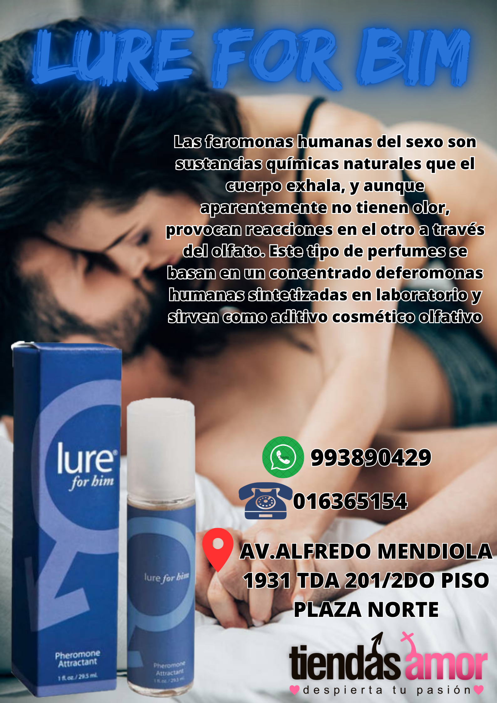 LURE FOR HIM - FEROMONA PARA HOMBRES 